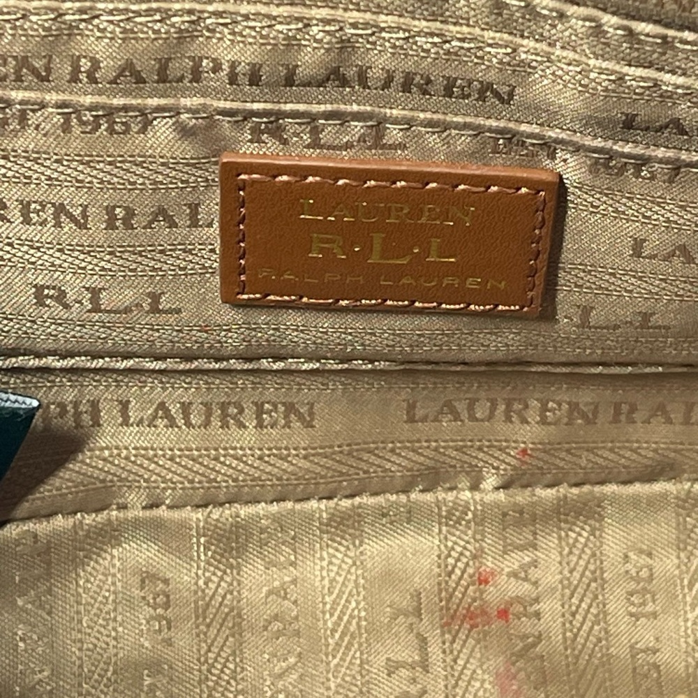 Lauren Ralph Lauren Brown Crossbody Purse - Picture 9 of 9